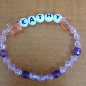 Customizable name bracelet